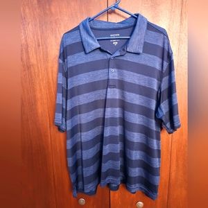 George, Men's Polo 3xl Two tone Blue. Nice